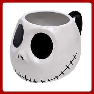 Jack Skellington Disney Sculpted Mug Nightmare Before Christmas Ceramic Cup Head